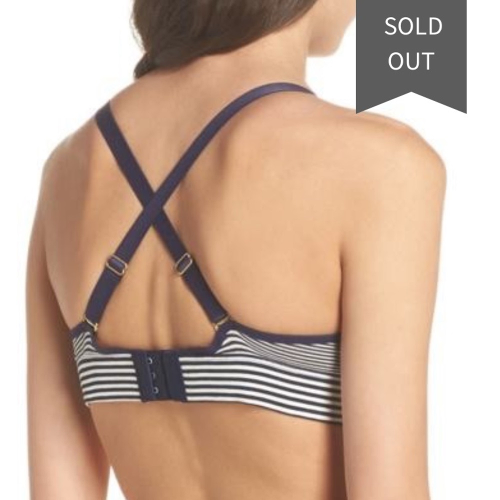 Madewell sz Kerri Sporty Stripe Bralette - Picture 4 of 7
